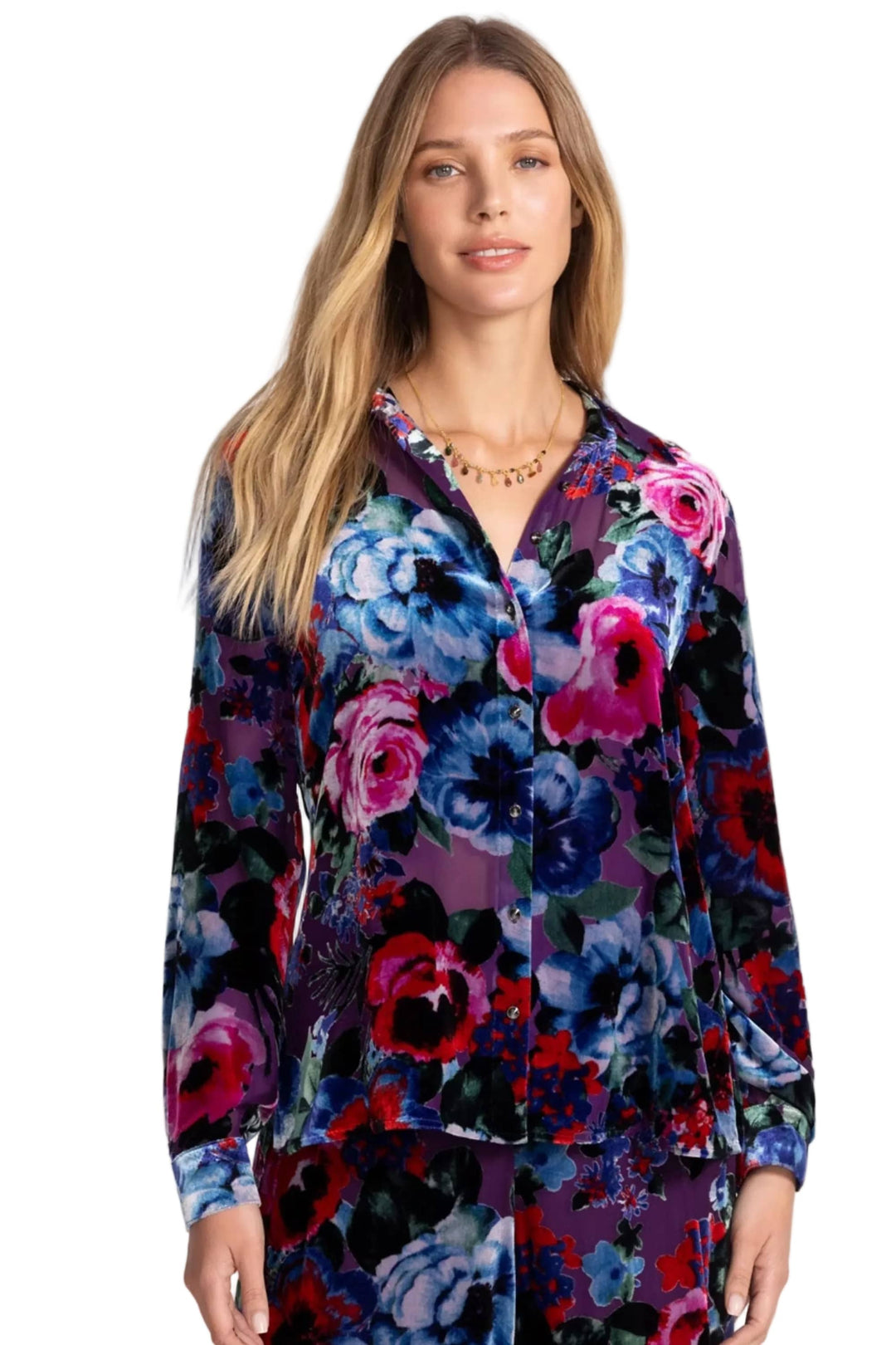 JOHNNY WAS SHIRT VELMA BUTTON DOWN SHIRT - L12825-8