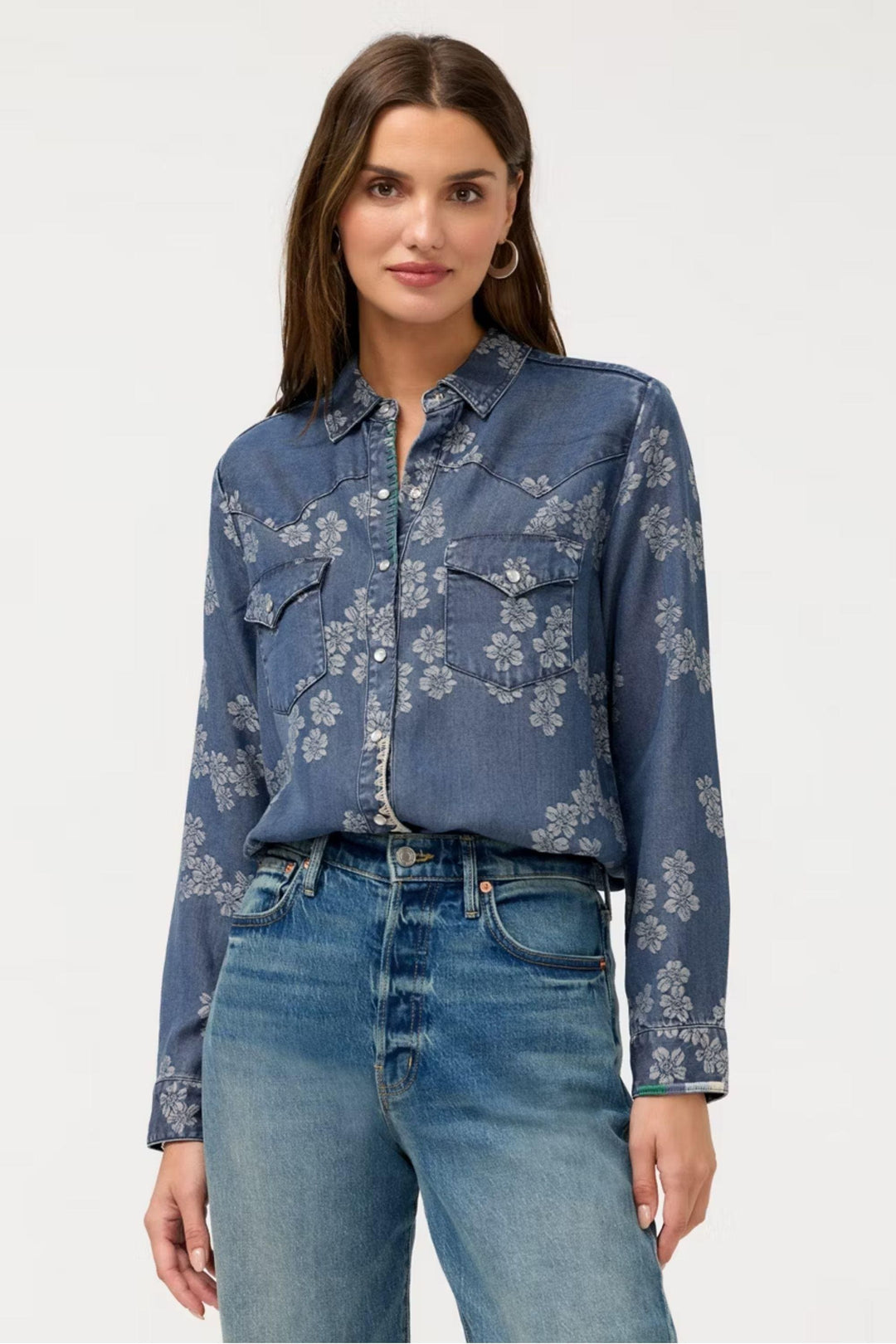JOHNNY WAS SHIRT WESTERN SHIRT - W18326-7
