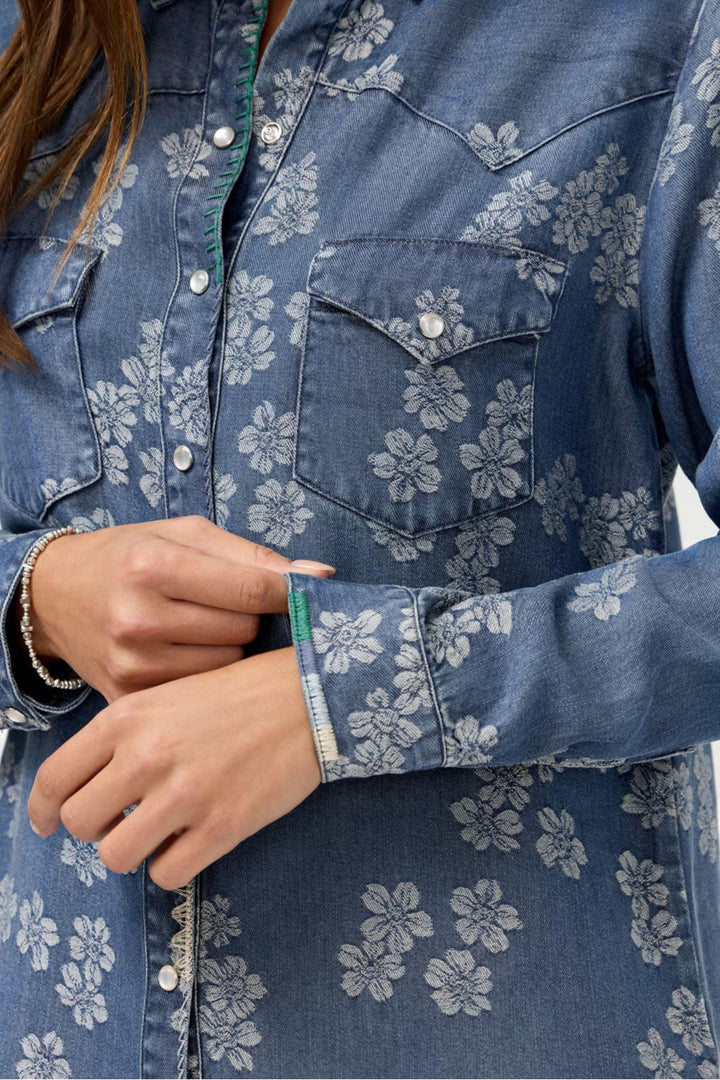 JOHNNY WAS SHIRT WESTERN SHIRT - W18326-7