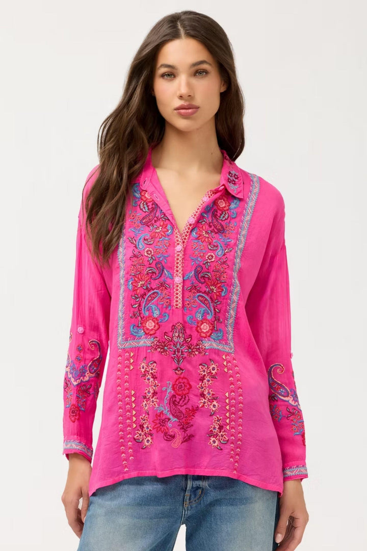 JOHNNY WAS TUNIC SLIM AUDREY TUNIC - C28726-2
