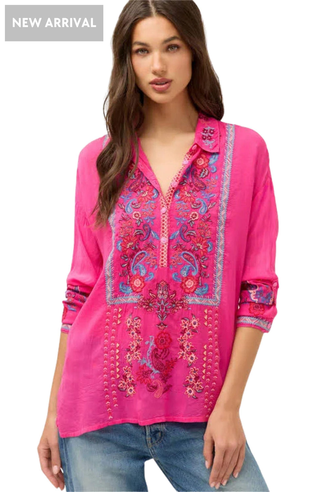 JOHNNY WAS TUNIC SLIM AUDREY TUNIC - C28726-2