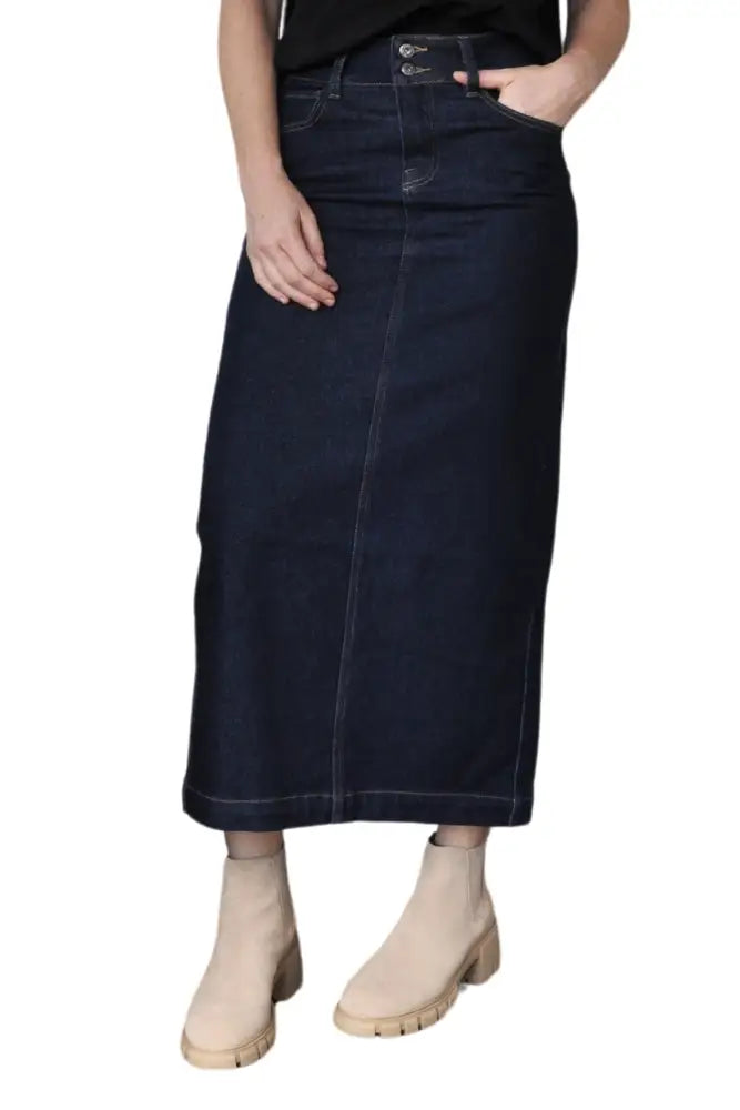 JONI SKIRT - KAW240057 25 / INDIGO SKIRT