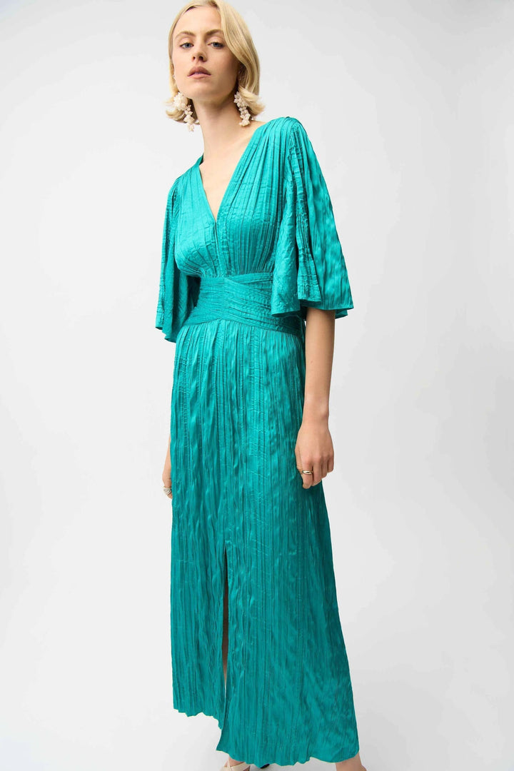 JOSEPH RIBKOFF DRESS SATIN FIT AND FLARE DRESS - 261962JR