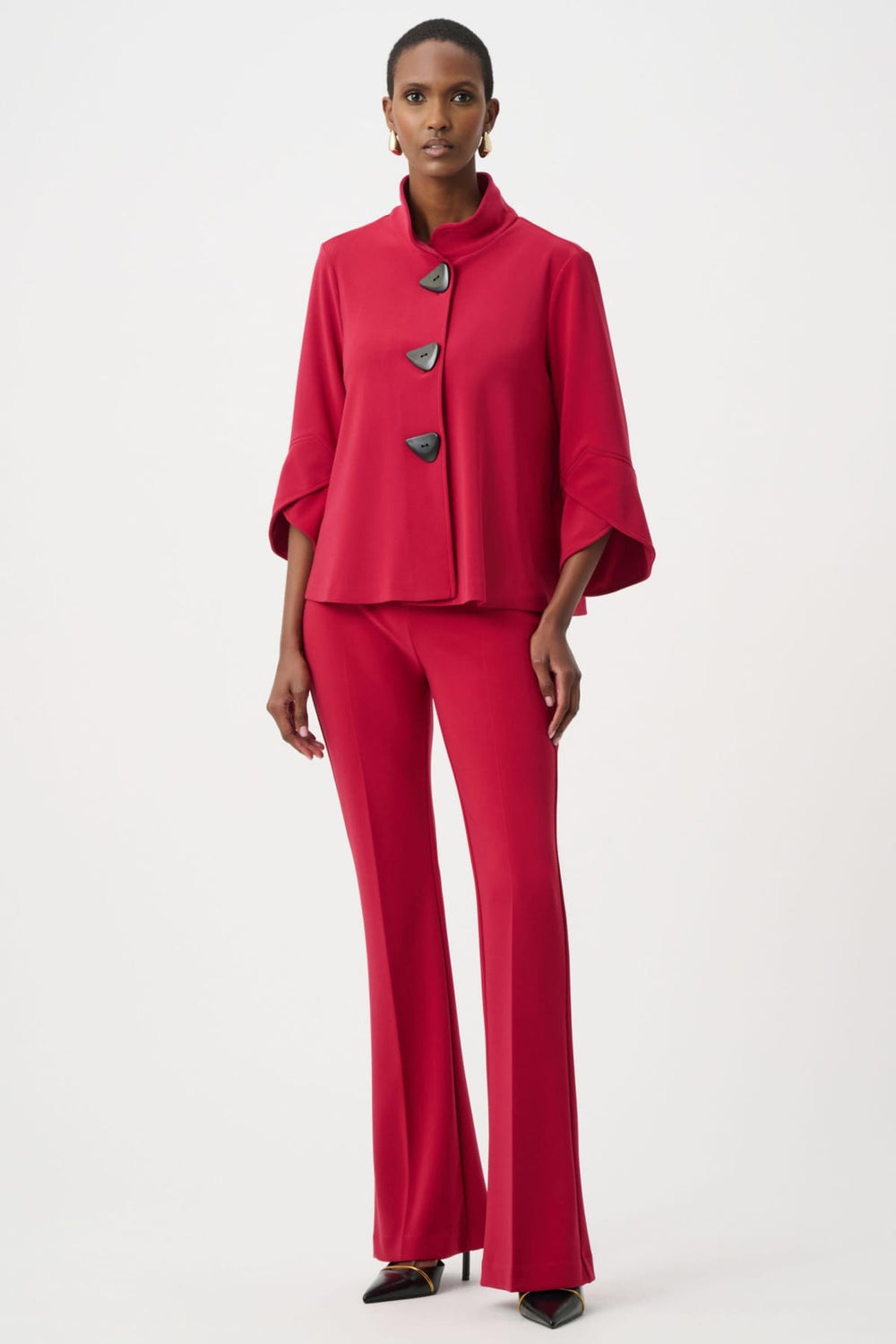 JOSEPH RIBKOFF JACKET CLASSIC TRAPEZE JACKET - 193198JR