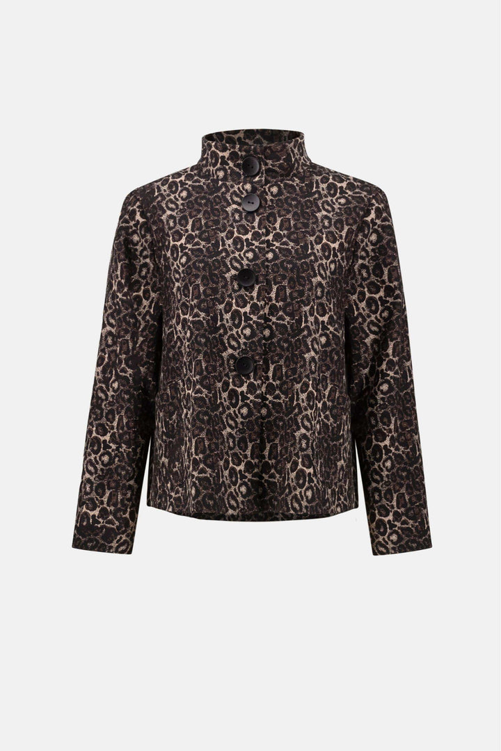 JOSEPH RIBKOFF JACKET JACQUARD TRAPEZE JACKET - 263124JR