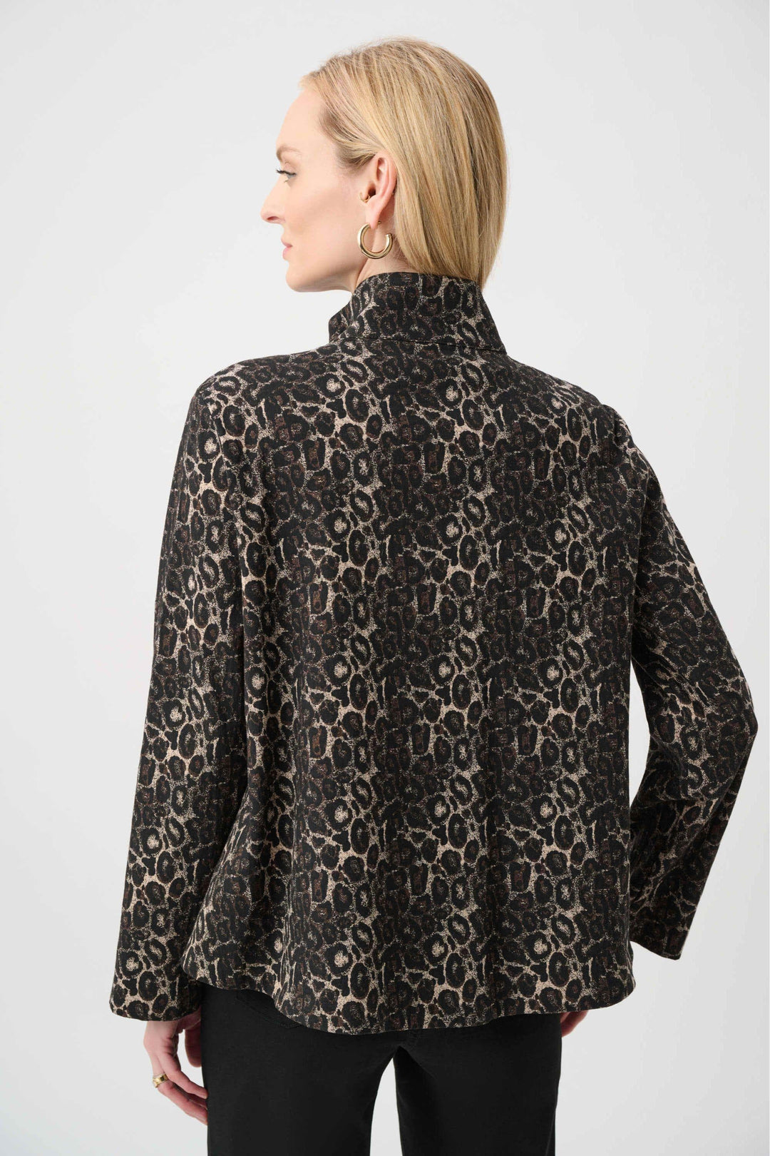 JOSEPH RIBKOFF JACKET JACQUARD TRAPEZE JACKET - 263124JR