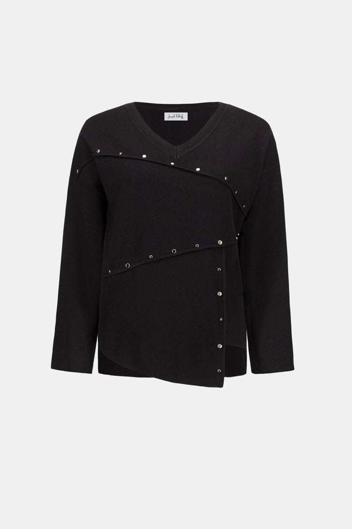 JOSEPH RIBKOFF JUMPER ASSYMETRIC SWEATER - 263961JR