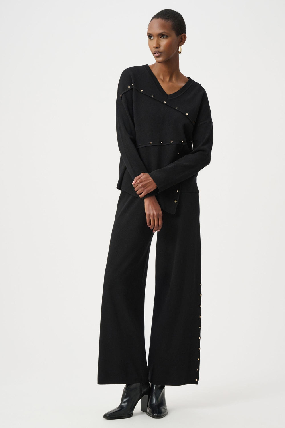 JOSEPH RIBKOFF JUMPER ASSYMETRIC SWEATER - 263961JR