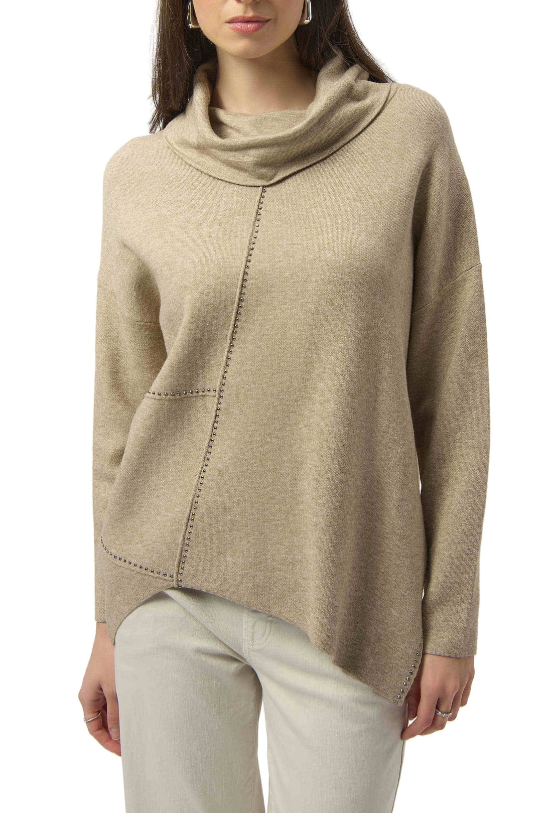 JOSEPH RIBKOFF JUMPER ASYMMETRICAL KNIT - 253913JR
