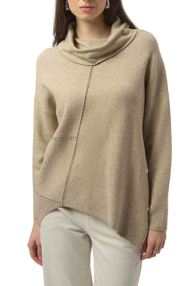 JOSEPH RIBKOFF JUMPER ASYMMETRICAL KNIT - 253913JR