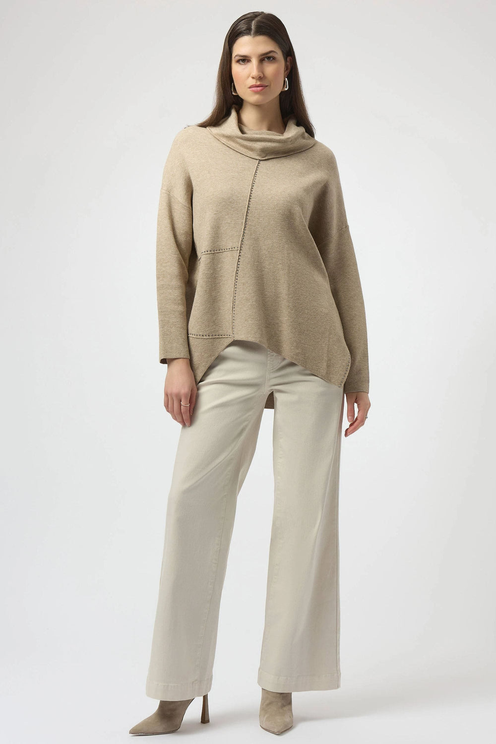 JOSEPH RIBKOFF JUMPER ASYMMETRICAL KNIT - 253913JR