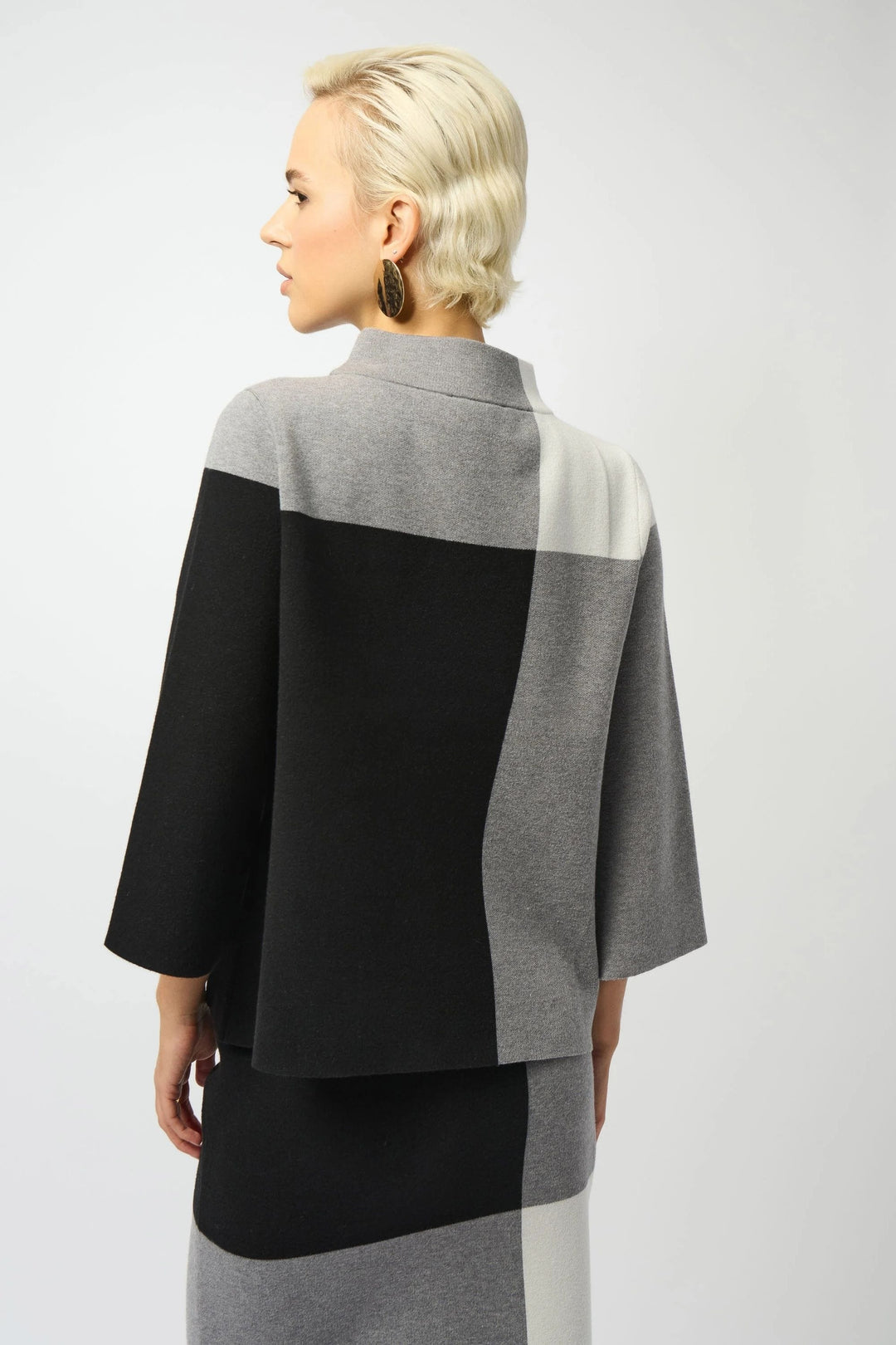 JOSEPH RIBKOFF JUMPER COLOUR BLOCK PULLOVER - 253907JR