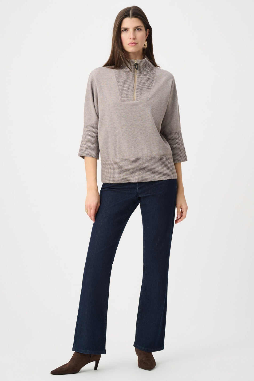 JOSEPH RIBKOFF JUMPER FUNNEL NECK SWEATER - 263937JR