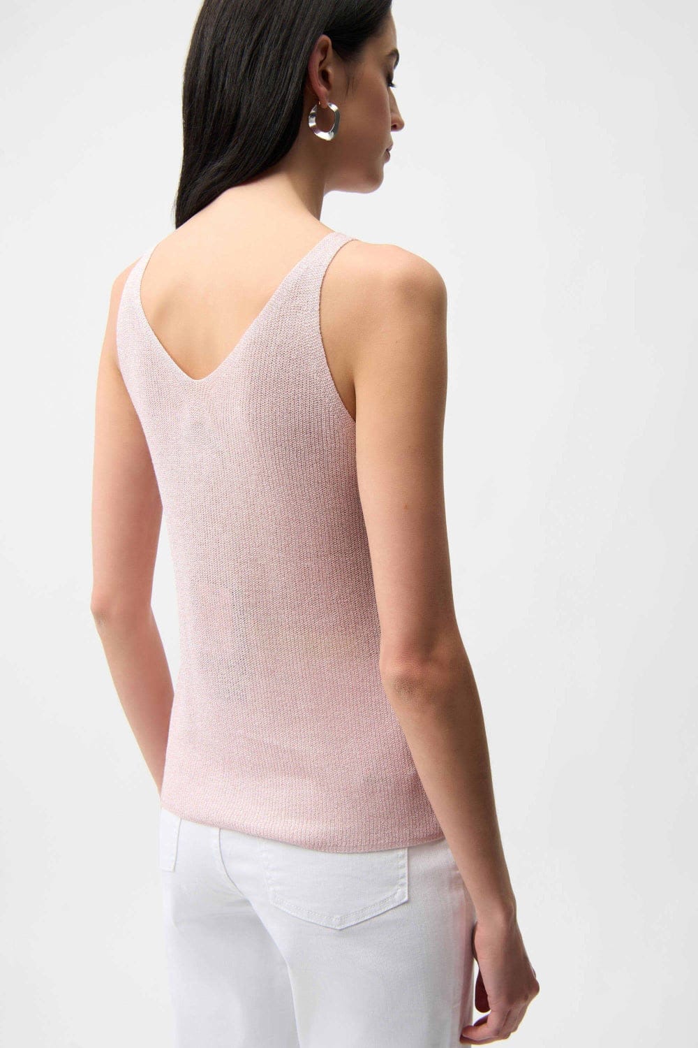 JOSEPH RIBKOFF TOP METALLIC KNIT CAMI - 252915S26JR