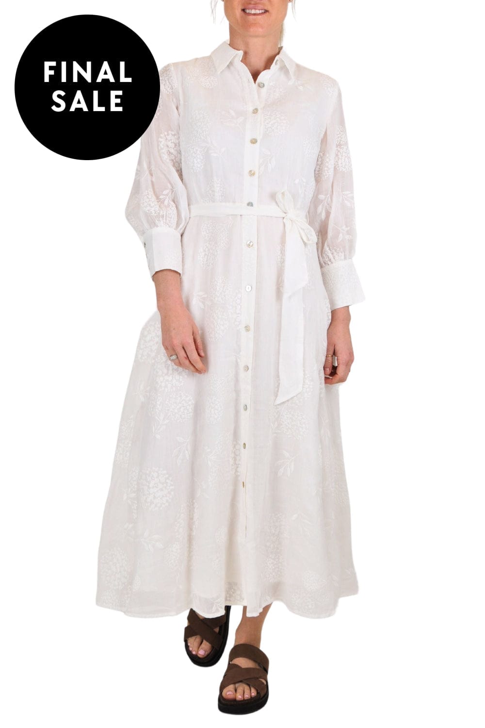 KAMARE DRESS 8 / WHITE INES DRESS - 2206