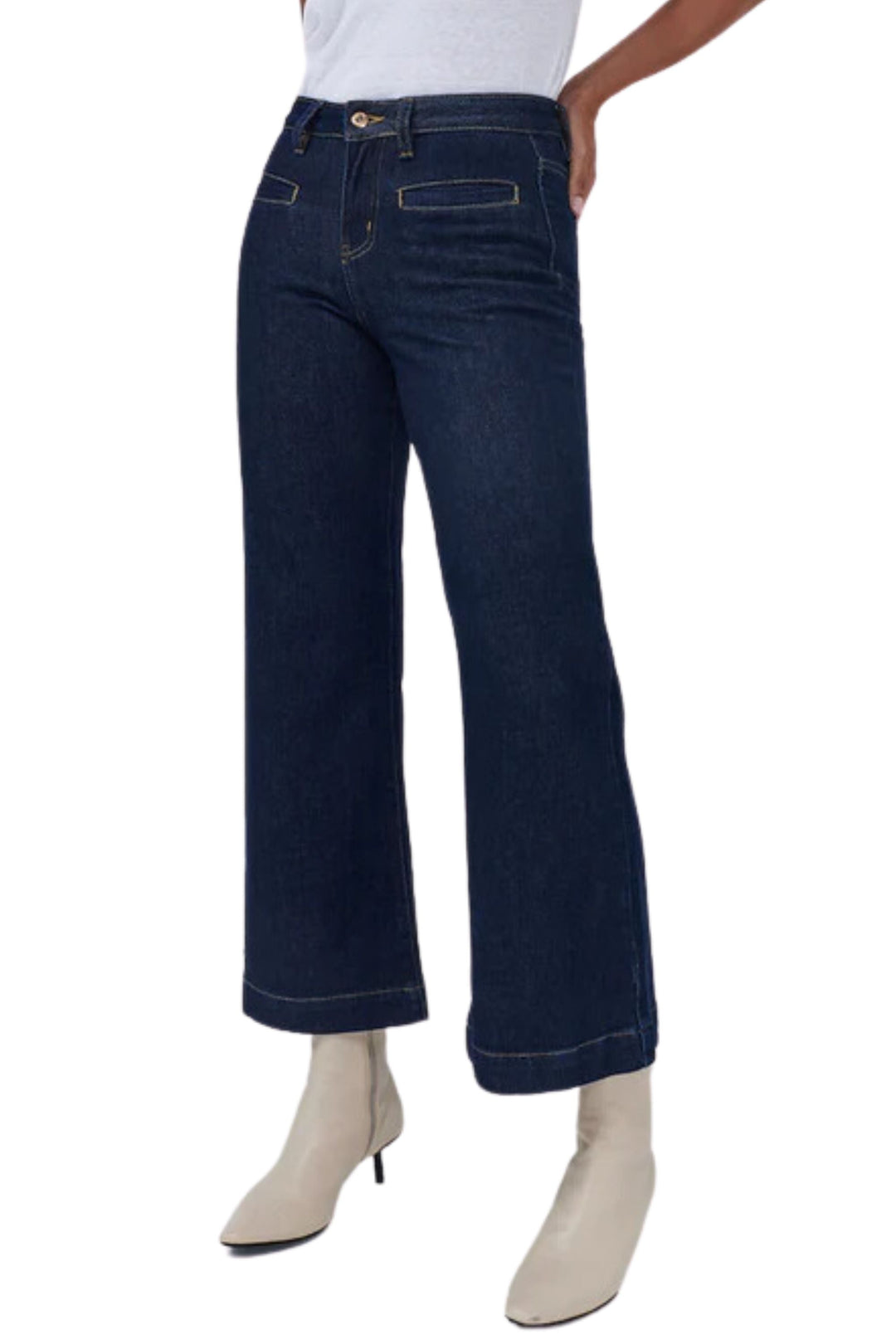 KIREINA JEANS 25 / INDIGO FREYA JEAN - KAW240078