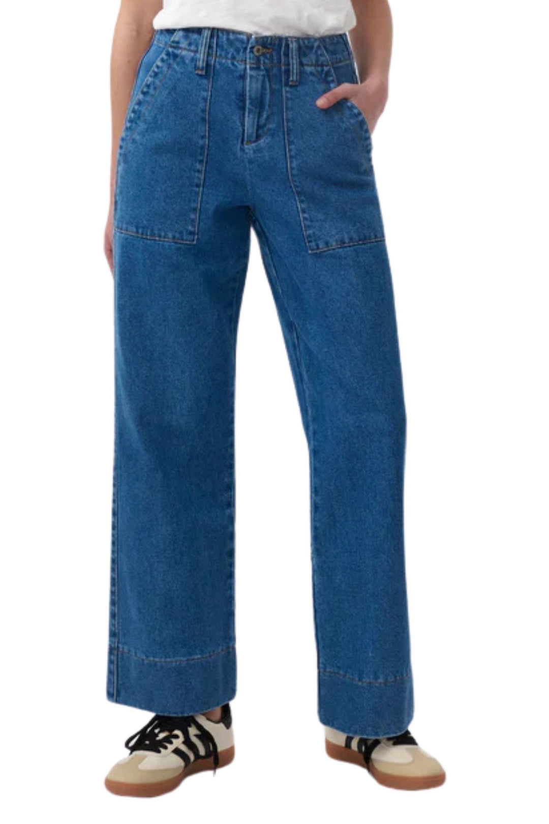 KIREINA JEANS CELESTE - KAW250066