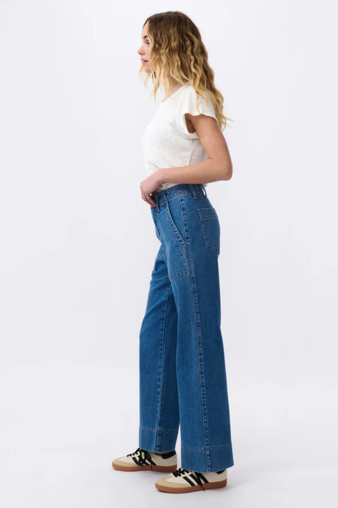 KIREINA JEANS CELESTE - KAW250066