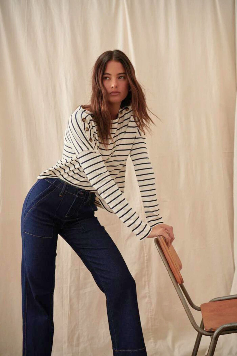 KIREINA JEANS CELESTE PANT - KAW240080