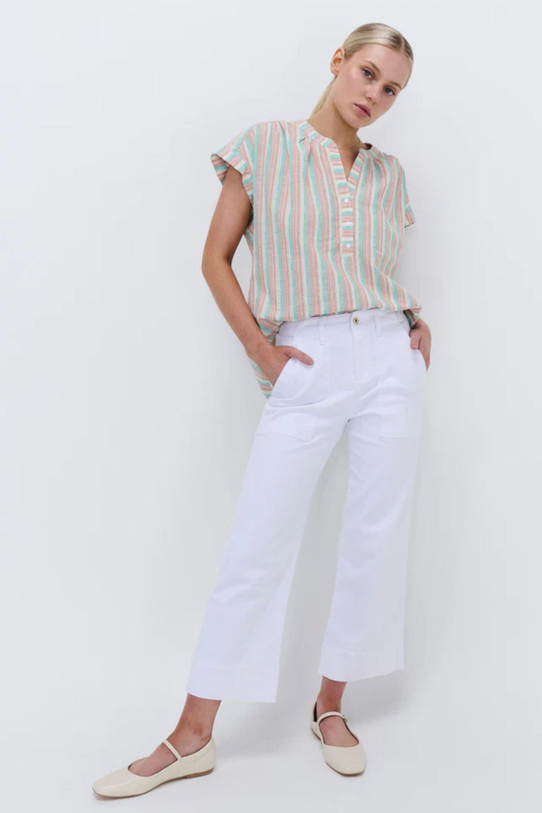 KIREINA PANTS CELESTE PANT-CROPPED - KSS240015