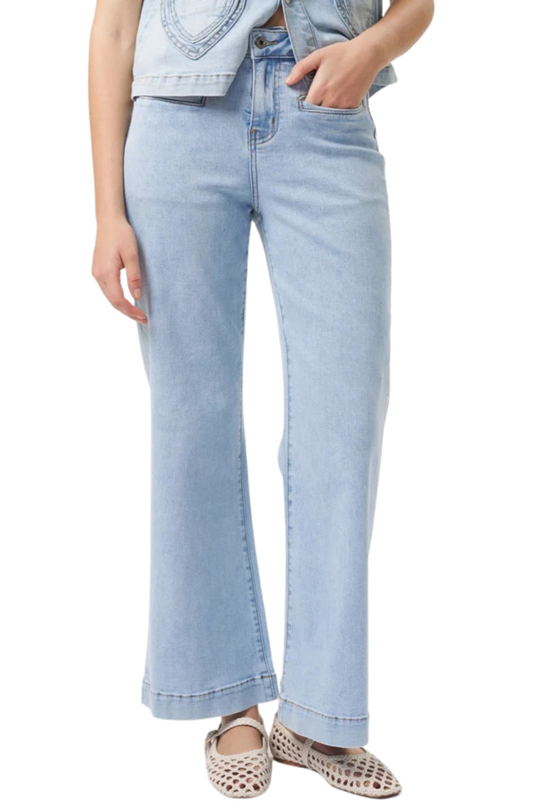 KIREINA PANTS FREYA WIDE LEG - KAW230735