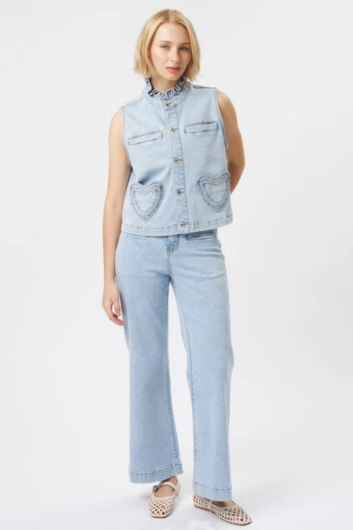 KIREINA PANTS FREYA WIDE LEG - KAW230735