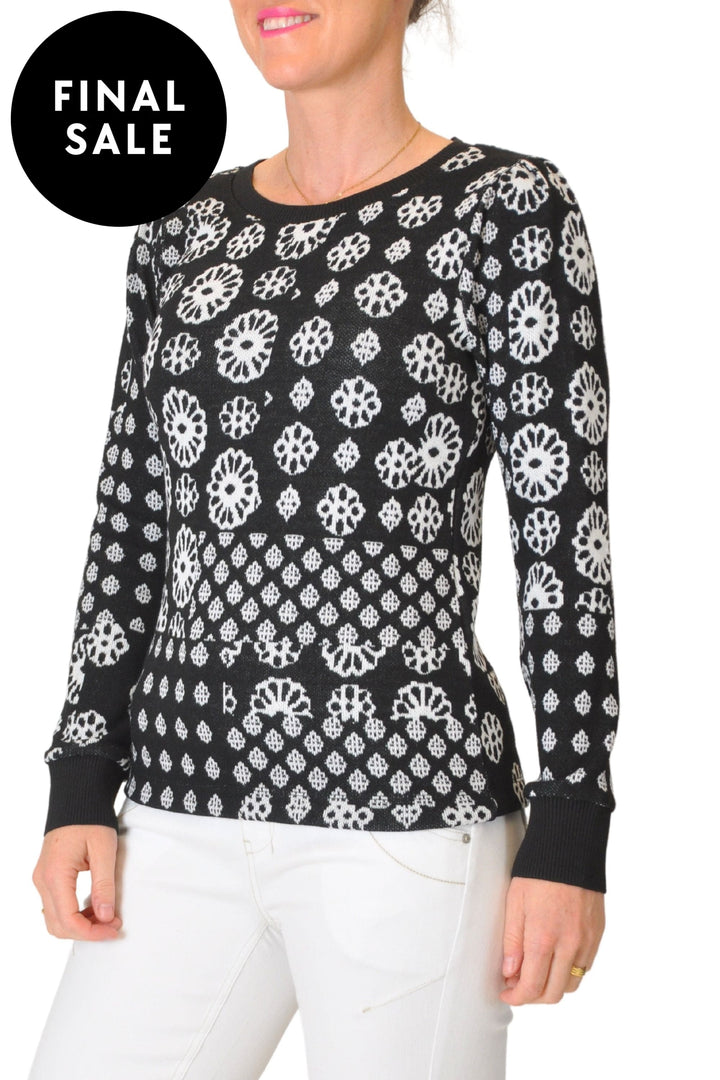DOLCEZZA TOP KNITTED PULLOVER TEE - 74130