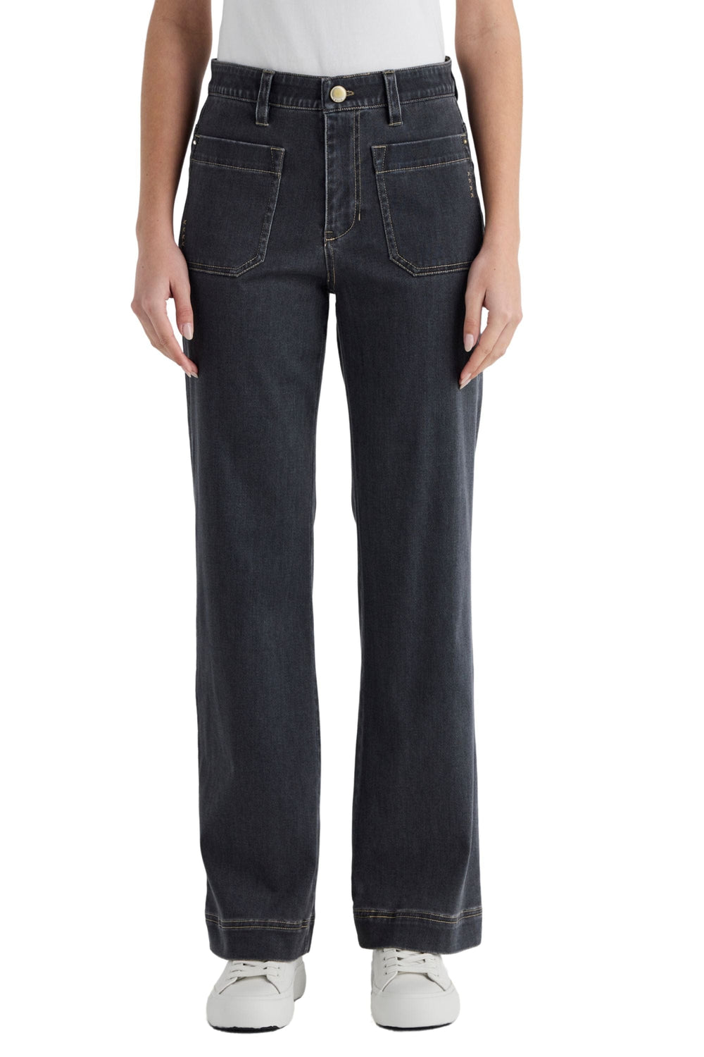 LANIA JEANS 8 / CHARCOAL CHROME JEAN - LA3764