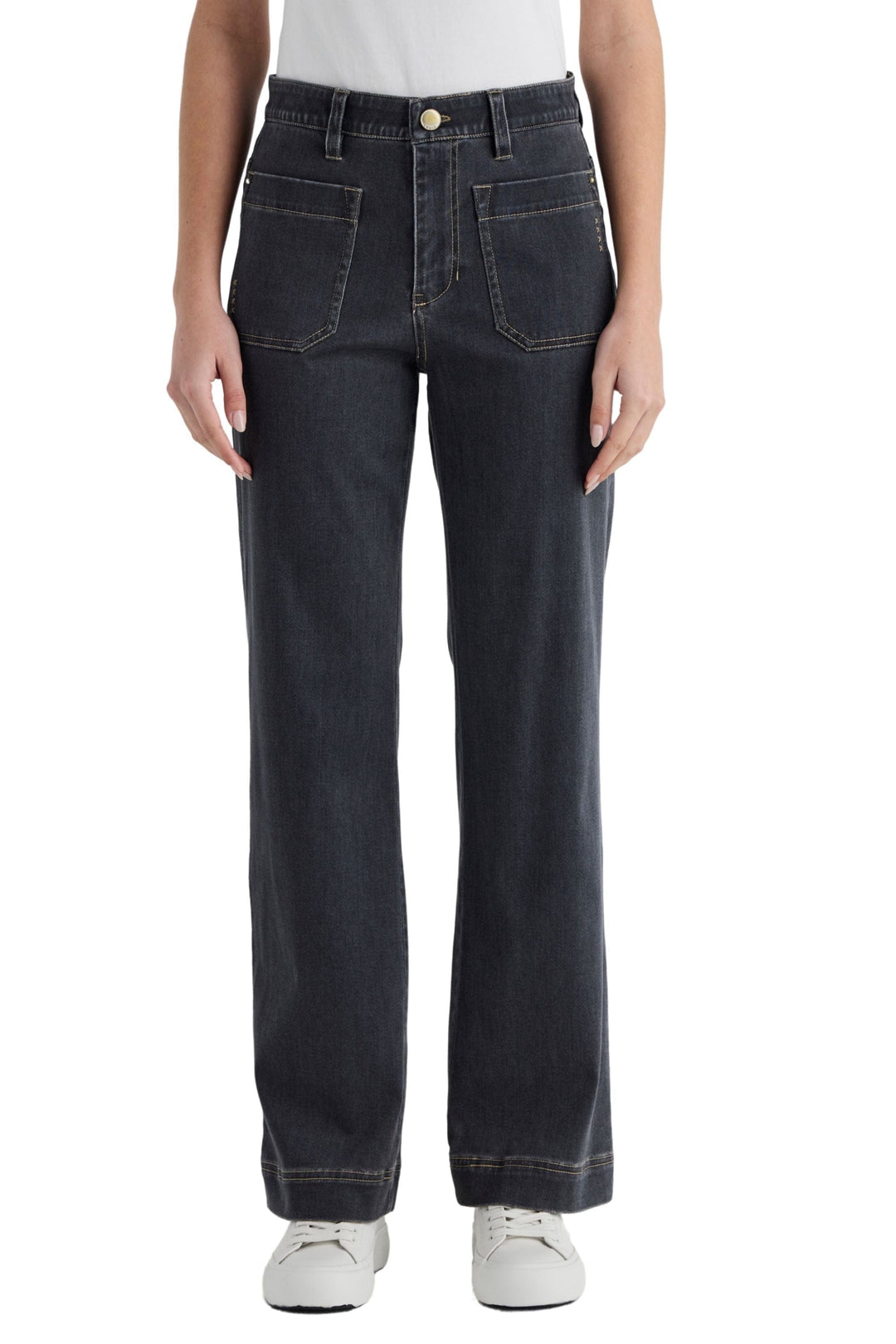 LANIA JEANS 8 / CHARCOAL CHROME JEAN - LA3764