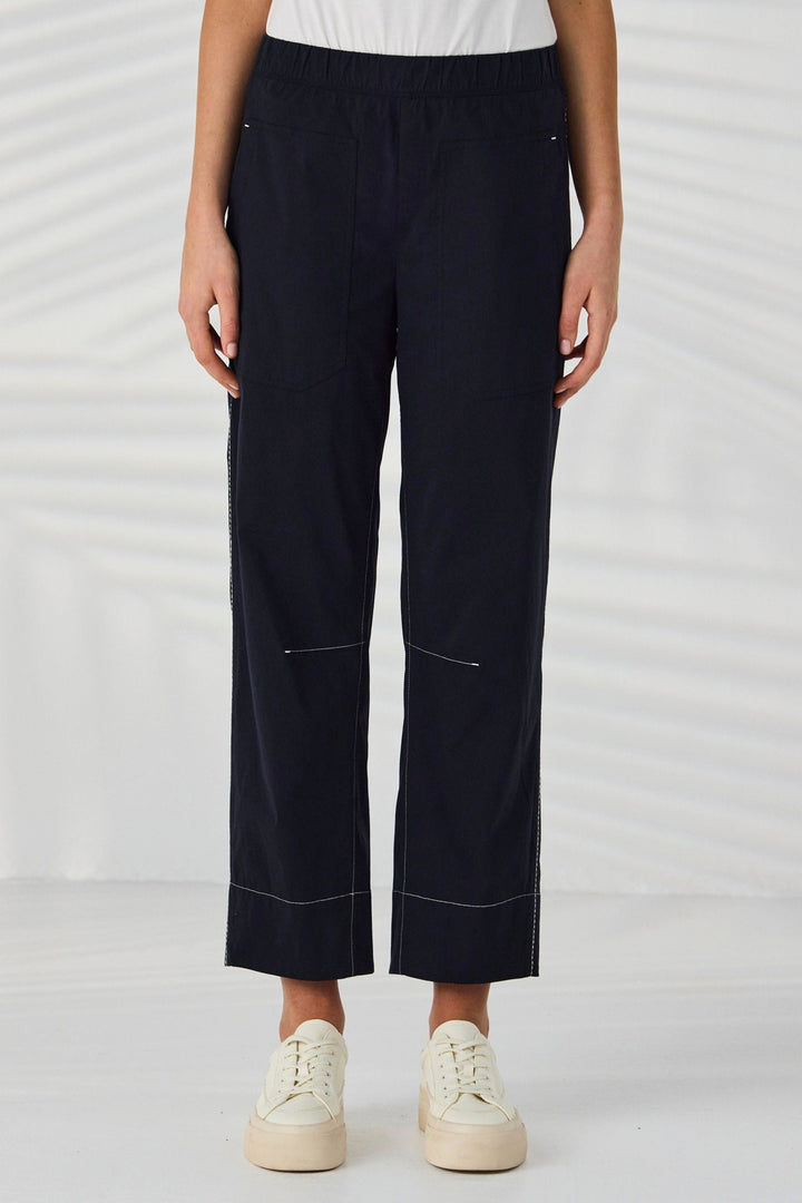 LANIA PANTS NAVY / 8 TRADER PANT - LA4001