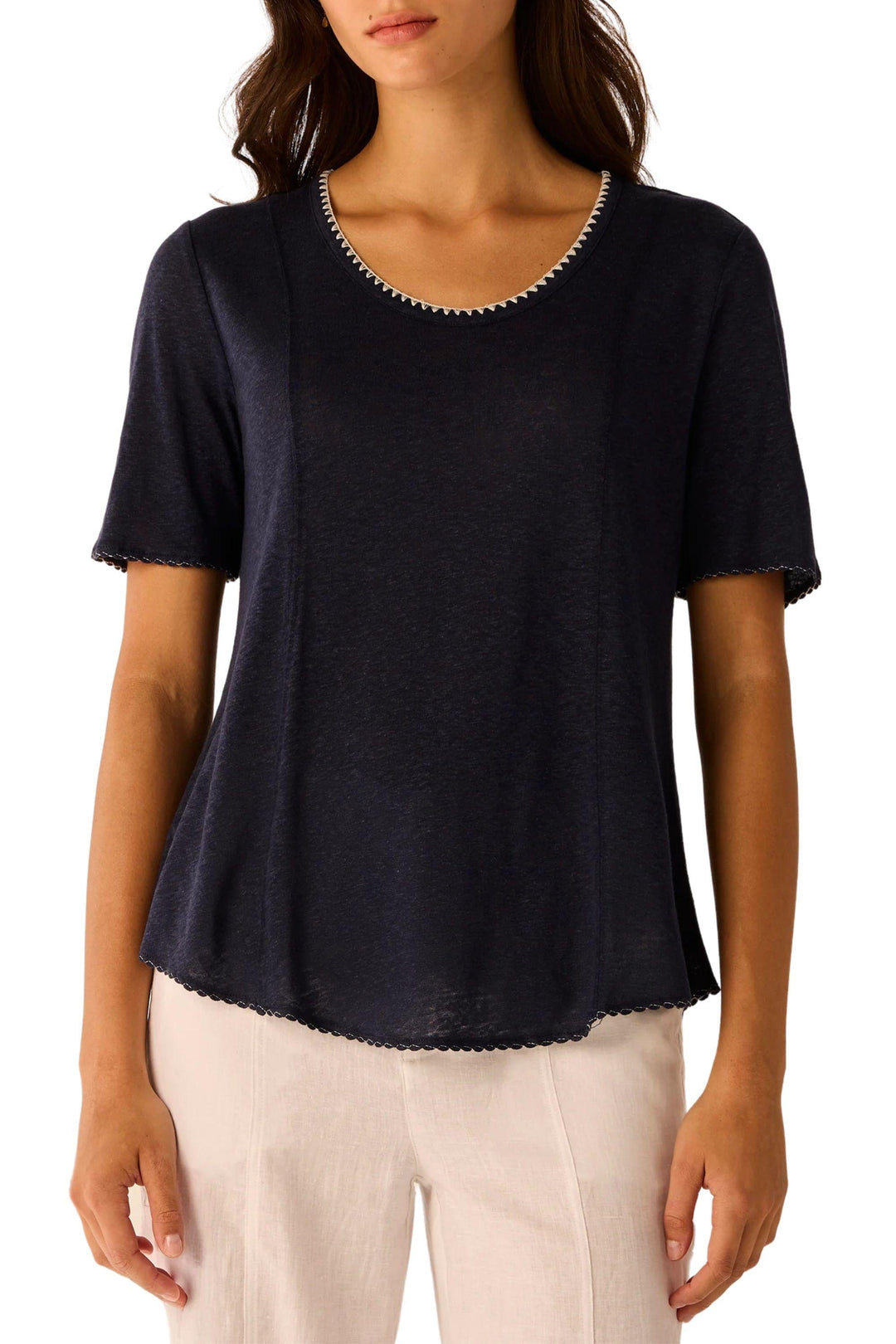 LANIA TOP XS / INK SALUTE TOP - LA3834