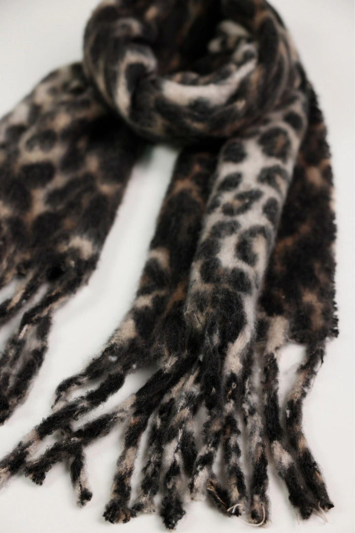 MONARI SCARF LEOPARD LEOPARD SCARF - 809671MNR