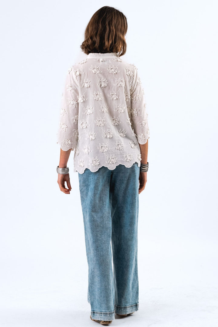 LOLLYS LAUNDRY BLOUSE LOUISELL BLOUSE - 25152-1038