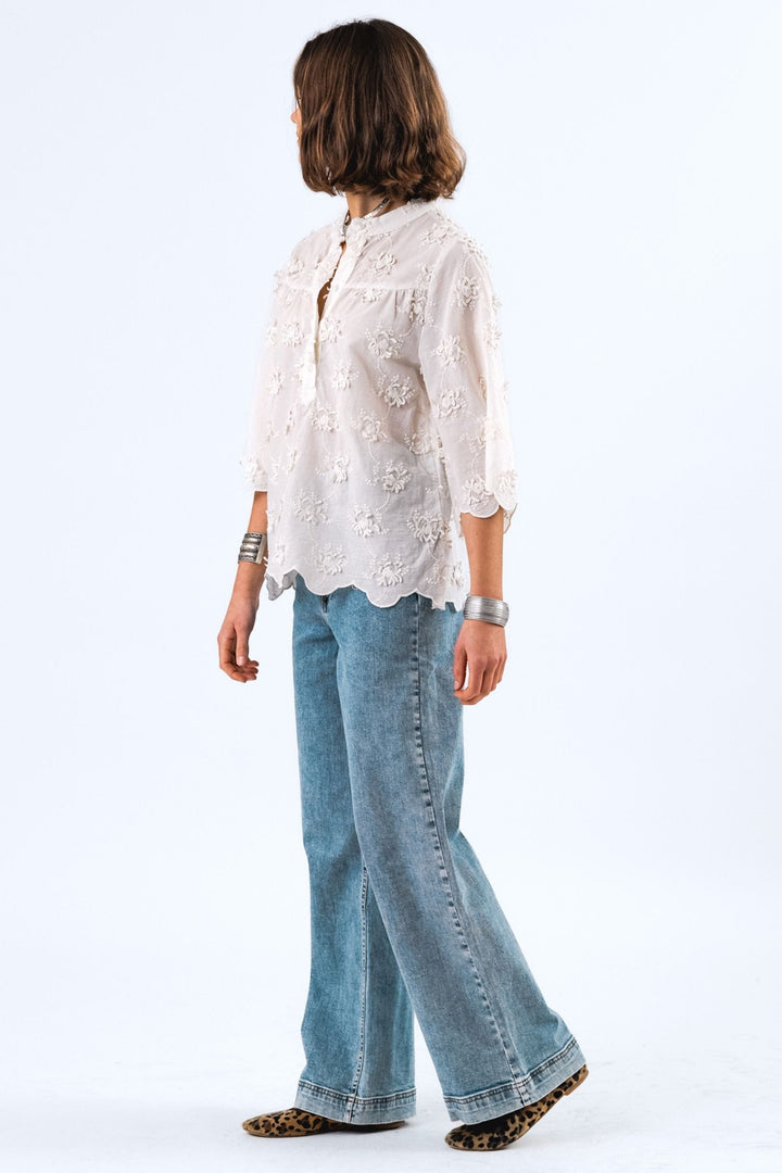 LOLLYS LAUNDRY BLOUSE LOUISELL BLOUSE - 25152-1038