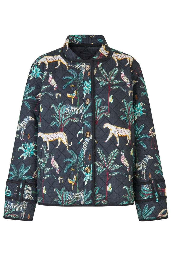 LOLLYS LAUNDRY JACKET VIOLALL QUILTED JACKET - 25116-6028