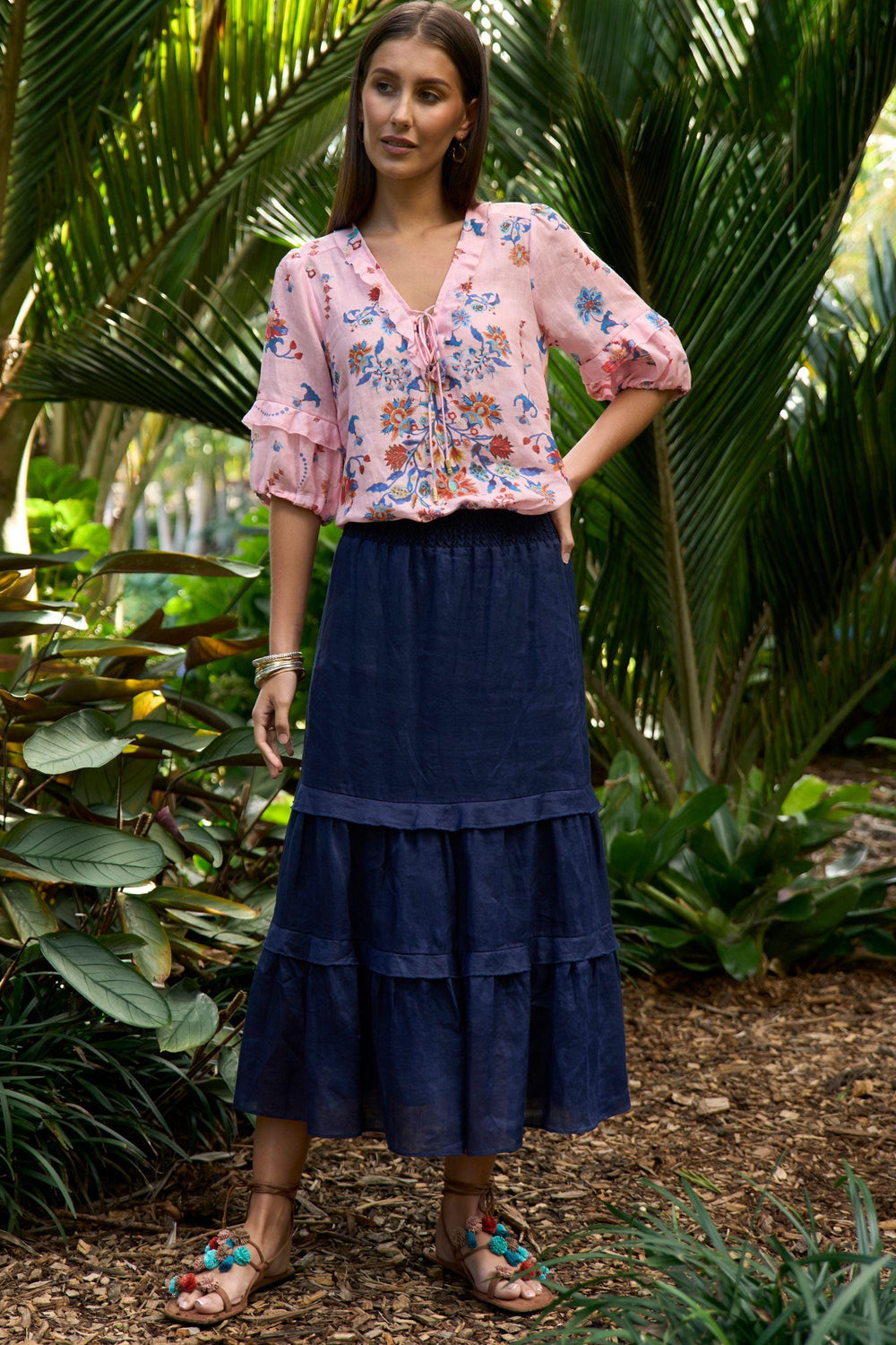 LOOBIES STORY BLOUSE NERA BLOUSE - LS3447