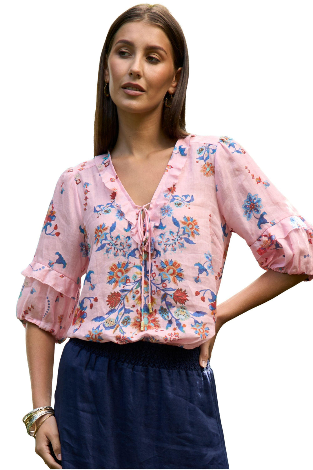 LOOBIES STORY BLOUSE NERA BLOUSE - LS3447