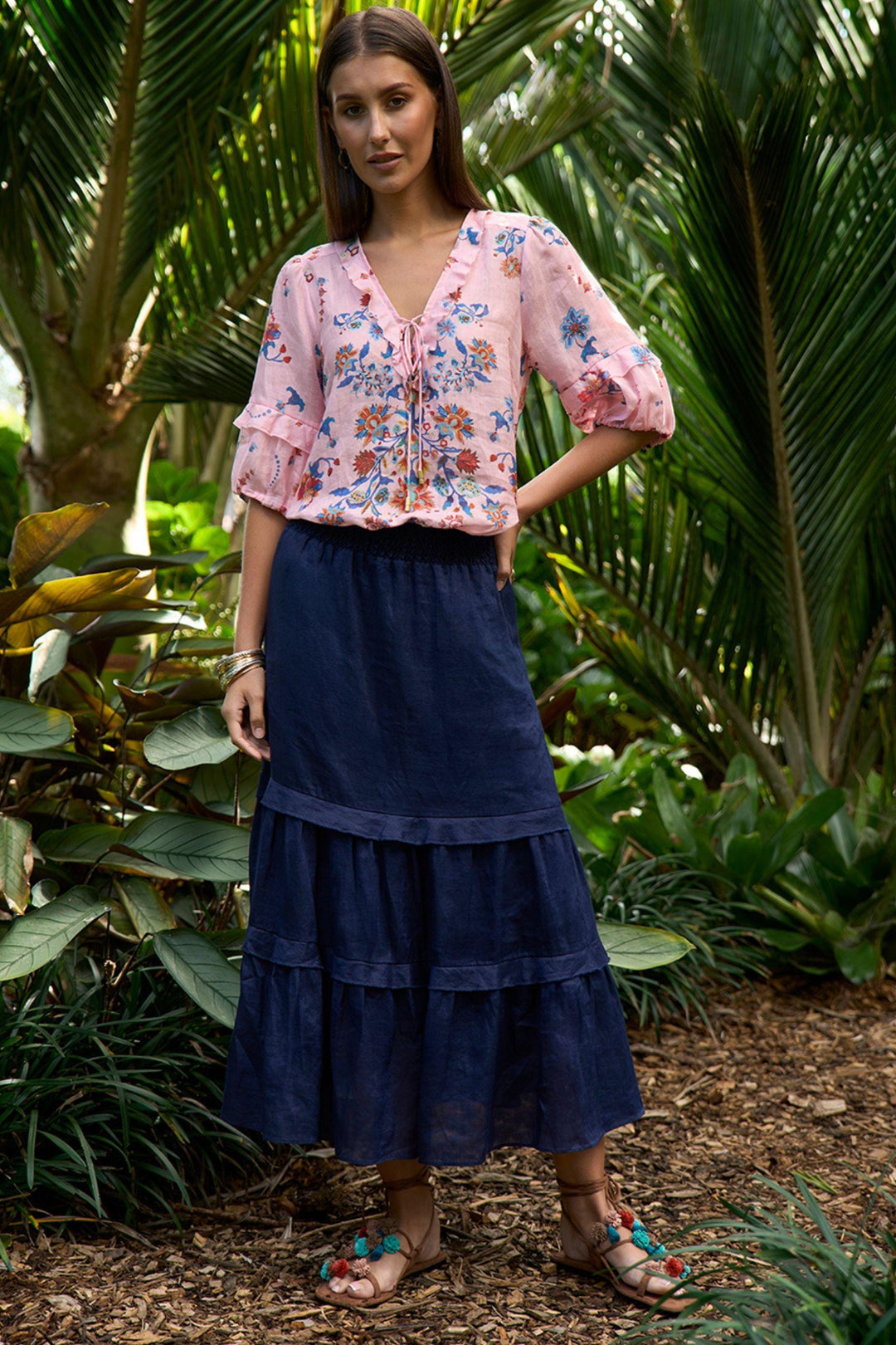 LOOBIES STORY BLOUSE NERA BLOUSE - LS3447