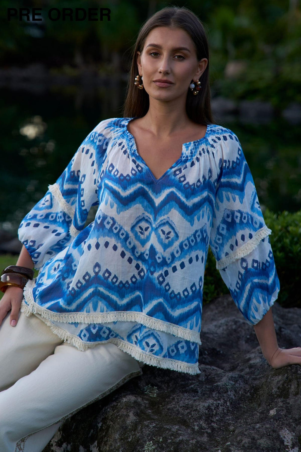 LOOBIES STORY BLOUSE ZAHLEE BLOUSE - LS3400