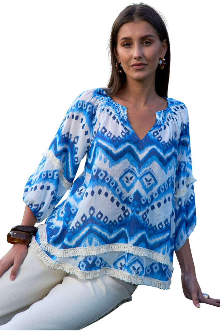 LOOBIES STORY BLOUSE ZAHLEE BLOUSE - LS3400