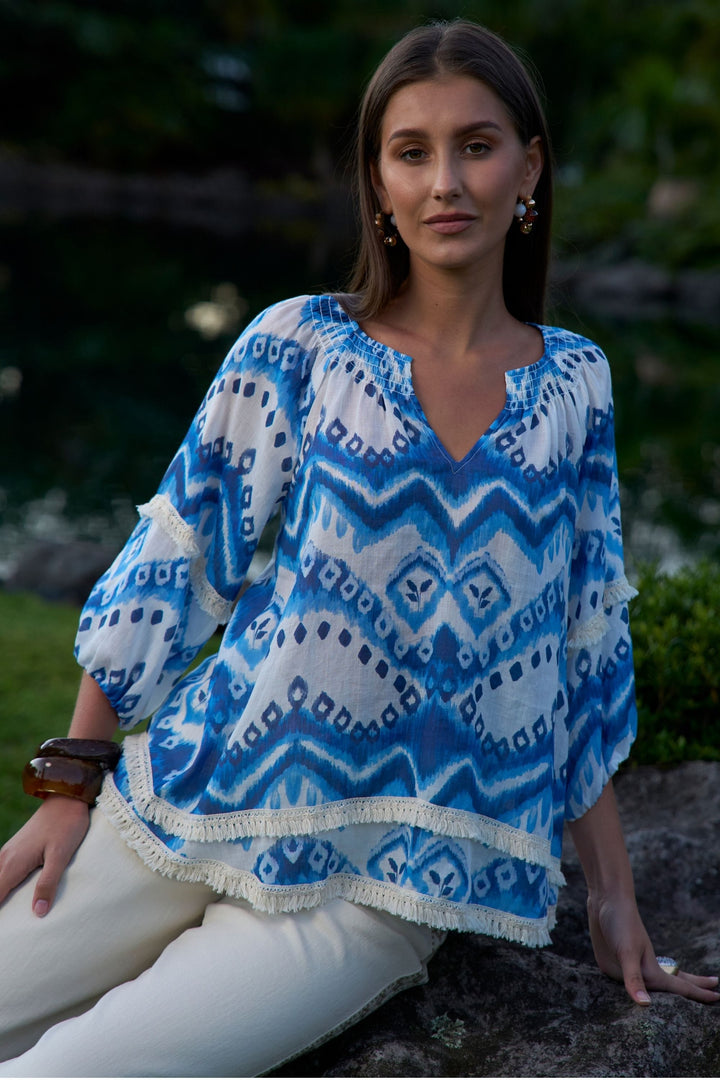 LOOBIES STORY BLOUSE ZAHLEE BLOUSE - LS3400