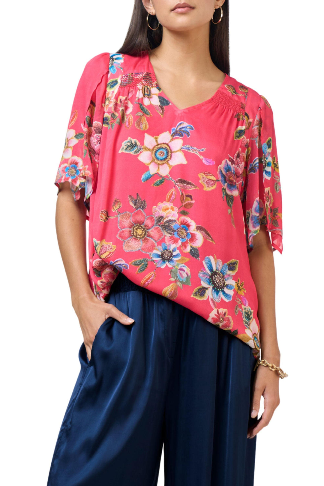 LOOBIES STORY BLOUSE ZINNIA BLOUSE - LS3114Z