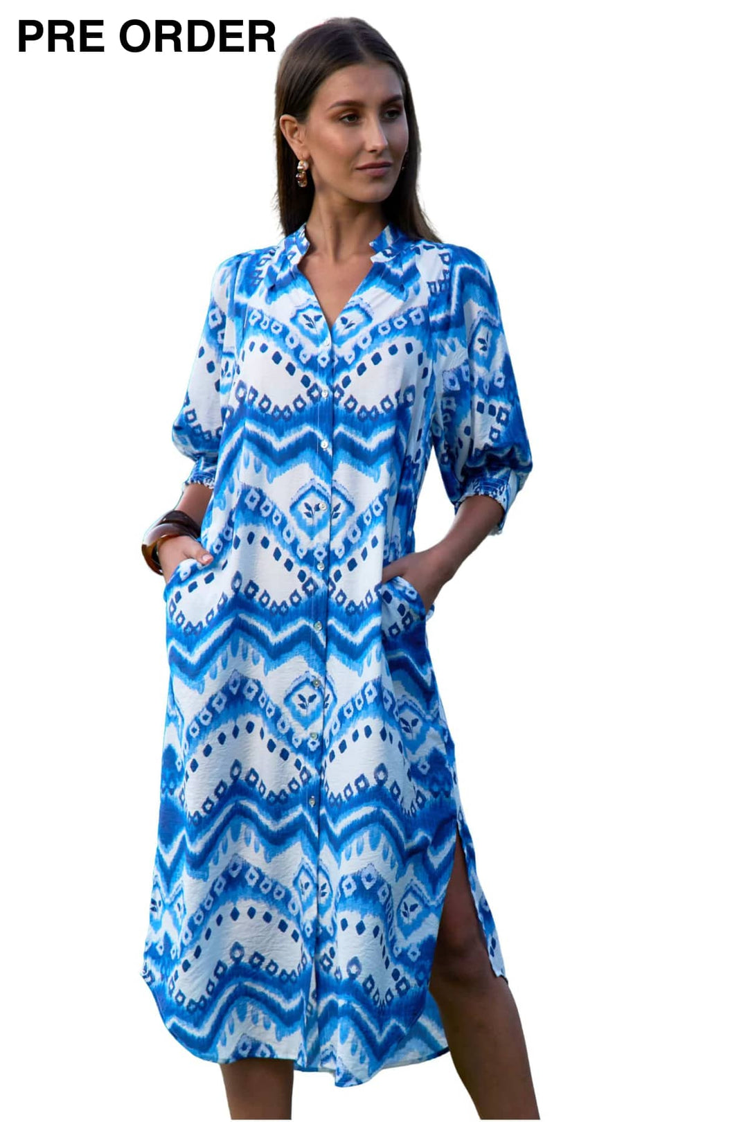 LOOBIES STORY DRESS 8 / CORFU ZAHLEE SHIRT DRESS - LS3402