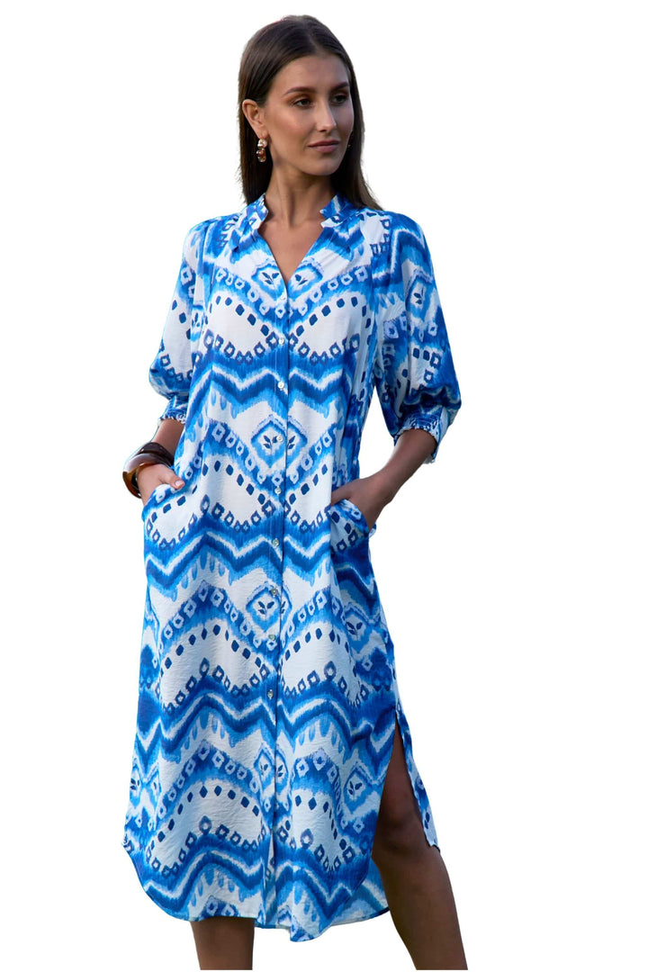 LOOBIES STORY DRESS 8 / CORFU ZAHLEE SHIRT DRESS - LS3402