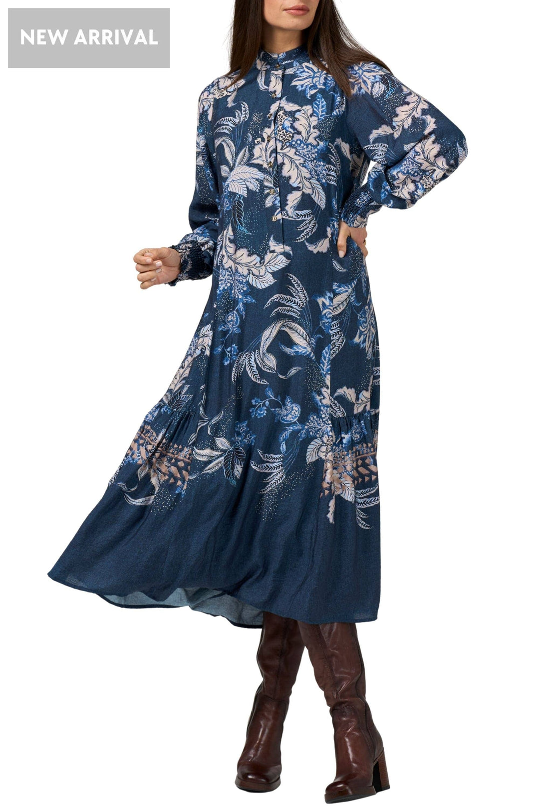 LOOBIES STORY DRESS 8 / DENIM CASELLA MIDI DRESS - LS3246C