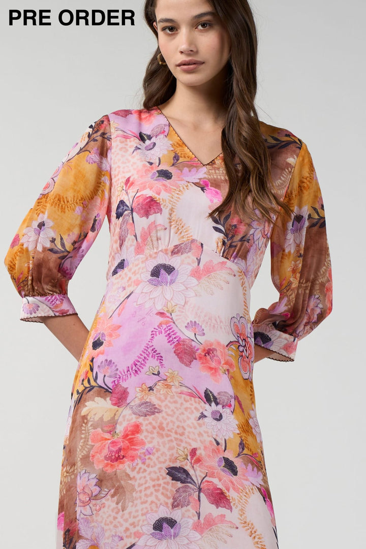 LOOBIES STORY DRESS BATIKA MIDI DRESS - LS3394B