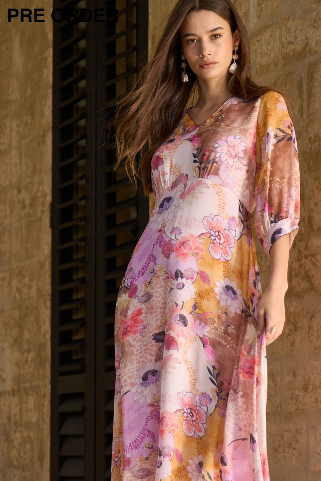 LOOBIES STORY DRESS BATIKA MIDI DRESS - LS3394B