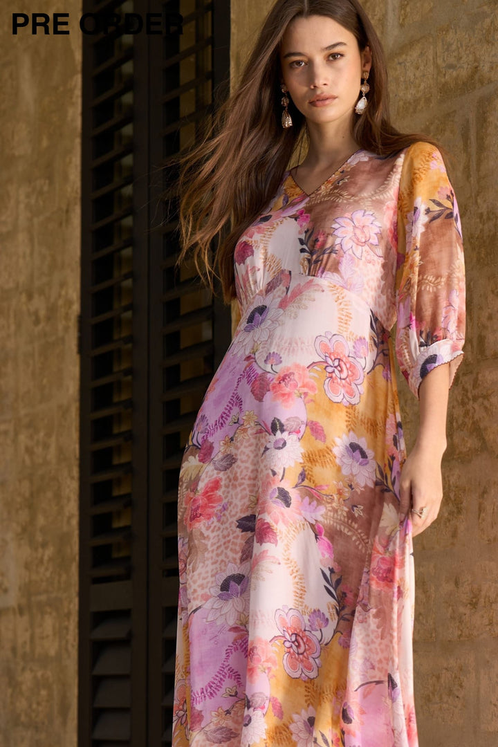 LOOBIES STORY DRESS BATIKA MIDI DRESS - LS3394B