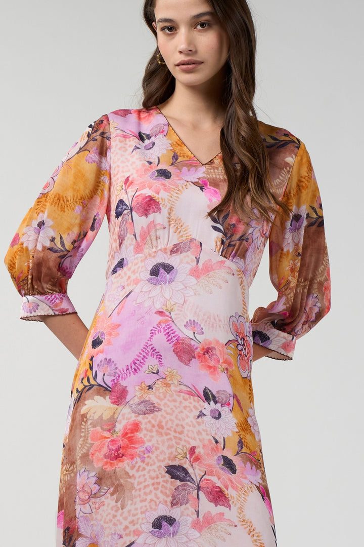 LOOBIES STORY DRESS BATIKA MIDI DRESS - LS3394B