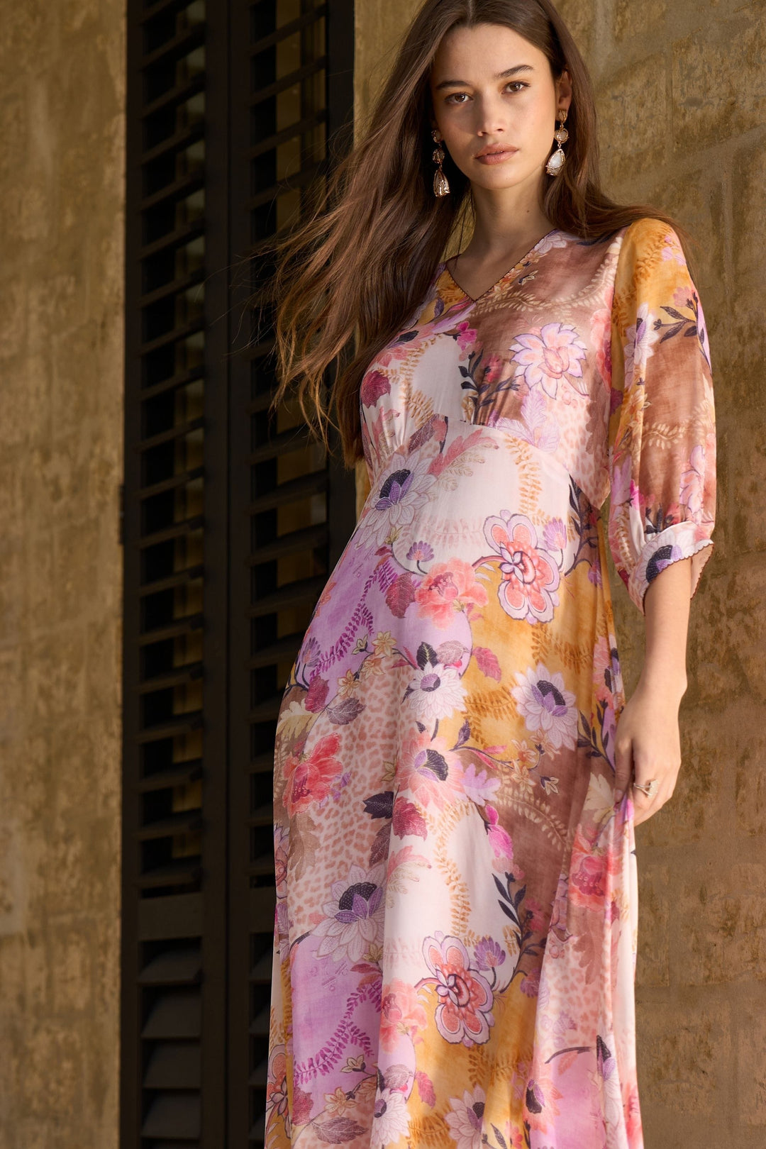 LOOBIES STORY DRESS BATIKA MIDI DRESS - LS3394B